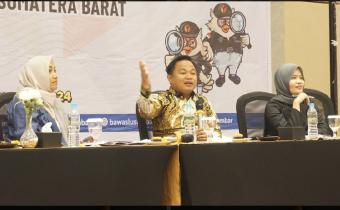 Kegiatan pelatihan kehumasan, Balcone Suite and Resort Bukttinggi, senin (02/09/24)