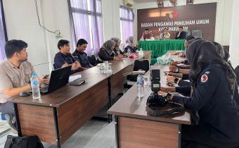 Foto Pertemuan Jajaran Bawaslu Pariaman bersama Bawaslu Provinsi Sumbar, 13/01/25