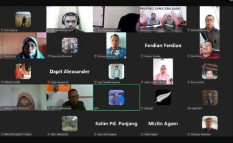 Foto rapat persiapan ngabuburit pengawasan via daring, senin (24/02/25)