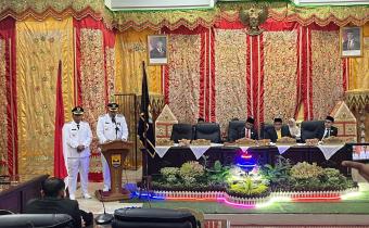 Foto pembukaan rapat paripurna DPRD Kota Pariaman, 03 Maret 2025