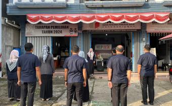 Foto apel rutin Bawaslu Kota Pariaman, 10/02/25