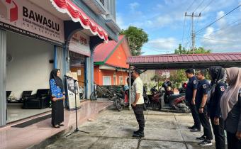 Foto apel rutin Bawaslu Kota Pariaman, 17/02/25