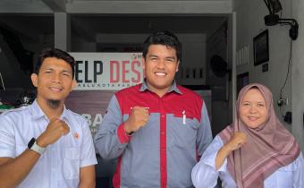 Foto Bawaslu Pariaman bersama saat kedatangan mahasiswa UNAND Padang, 28/05/25