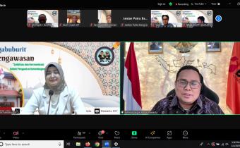 Ketua Bawaslu Rahmat Bagja saat menjadi narasumber dalam giat Ngabuburit Pengawasan yang digelar Bawaslu DIY pada Selasa (4/3/2025) secara daring.