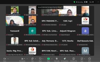 Zoom terkait bimtek monev Keterbukaan informasi publik, 14/07/25