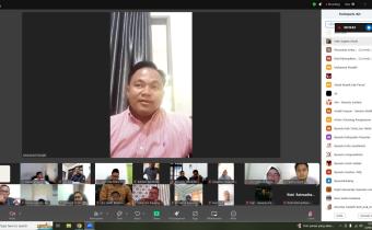 Rapat Koordinasi terkait pengawasan Pemutakhiran Daftar Pemilih Berkelanjutan (PDPB) via zoom meeting, 23/06/25