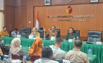 Rapat Koordinasi Pelaksanaan Simulasi Penyelesaian Sengketa Bawaslu Kabupaten/Kota se-Sumatera Barat Kamis 11 September 2025