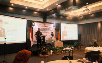 Anggota Bawaslu Herwyn JH Malonda pada Rapat Penguatan Kelembagaan Bawaslu Kabupaten Bantul bersama Mitra Kerja Tahun 2025 yang digelar Sabtu (30/8/2025)/Foto: Publikasi dan Pemberitaan Bawaslu