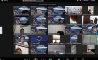 zoom bedah buku catatan jurnalis dalam penguatan pemberitaan pemilu, 14/08/25