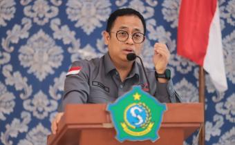 Anggota Bawaslu Puadi saat membuka kegiatan Forum Literasi Keterbukaan Informasi Pengawasan Pemilu dan Pemilihan pada, Rabu (20/8/2025)/Foto: Publikasi dan Pemberitaan Bawaslu