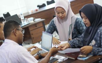 pelaksanaan simulasi penerimaan laporan penanganan pelanggaran Bawaslu Kota Pariaman, kamis, 04/12/25