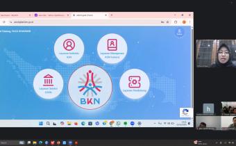Rapat Zoom meeting terkait Pengisian SKP bagi CPNS dan PPPK, selasa 23/12/25