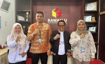 Kunjungan Silaturahmi Kepala BNI Cabang Pariaman ke Kantor Bawaslu Kota Pariaman, rabu 28/01/26