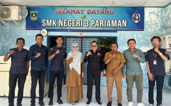 Koordinasi Bawaslu dengan SMK N 3 Pariaman terkait Persiapan Konsolidasi Demokrasi, senin 10/02/2026