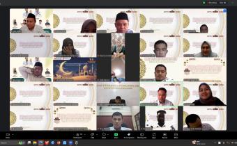 Zoom meeting Ngabuburit Pengawasan Bawaslu Kota Pariaman dengan Kabupaten Sijunjung, 04/03/2026.