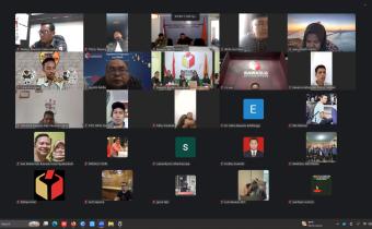 Zoom diskusi sepakat Bawaslu Provinsi Sumatera Barat, senin 05/05/2026