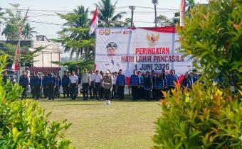 Upacara Peringatan Hari Lahir Pancasila Pemerintah Kota Pariaman, senin 01/06/2026