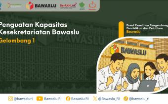 Bawaslu Pariaman Ikuti Penguatan Kapasitas Kesekretariatan Bawaslu Gelombang 1, 18/06/26