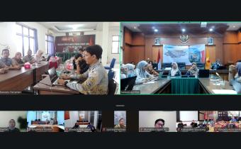 Bawaslu Kota Pariaman mengikuti Rapat Pengelolaan Sasaran Kinerja Pegawai (SKP) dan Tunjangan Kinerja di lingkungan Bawaslu Provinsi Sumatera Barat, 09/07/2026.