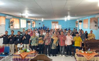 Foto bersama saat pembukaan Kegiatan P2P Bawaslu Kota Pariaman, 25/07/26