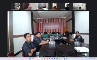 Zoom Diskusi Sepakat Bawaslu Provinsi SUmatera Barat berkolaborasi dengan Bawaslu Sijunjung, 27/07/26