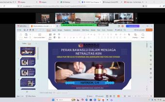Diskusi Sepakat bersama Bawaslu Kabupaten Solok, senin 10/08/26