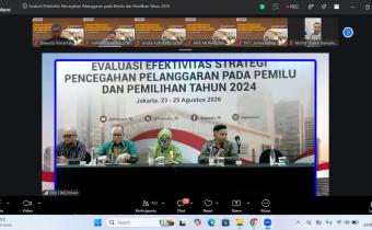 Kegiatan Evaluasi Efektivitas Strategi Pencegahan Pelanggaran Pemilu dan Pemilihan 2024, 23/08/26
